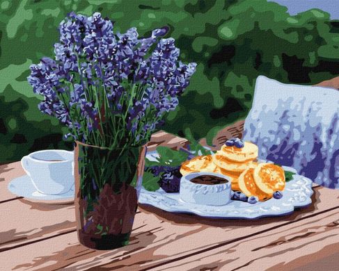 Купити Сніданок за містом Картина розфарбування по номерах  в Україні