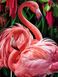 Розовые фламинго Набор для алмазной мозаики на подрамнике 30х40см, Да, 30 x 40 см