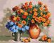 Розфарбування по цифрам Ідейка Квіткові обійми ©Валентина Баранюк 40 х 50 см, Без коробки, 40 x 50 см