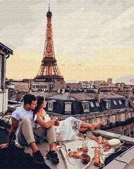 Купить Чарующая панорама Парижа. Цифровая картина по номерам (без коробки)  в Украине