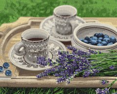 Купить Завтрак с лавандой Картина раскраска по номерам  в Украине