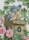 Набір діамантової мозаїки Сад синіх птахів 38x51 см, Ні