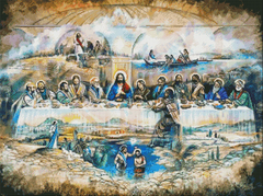 Купити Завіти Ісуса Христа Діамантова мозаїка 60x80  в Україні