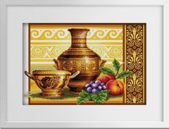 Купити 30214 Ваза з персиками Набір алмазної мозаїки  в Україні