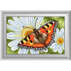 Купити 30365 Метелик на ромашці Набір алмазної мозаїки  в Україні