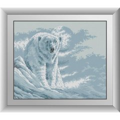 Купити 30799 Полярний ведмідь. Алмазна мозаїка (квадратні, повна)  в Україні