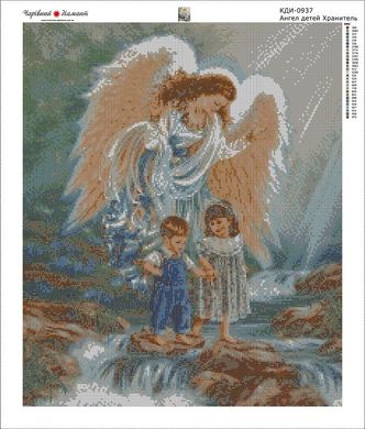 Купити Набір для діамантової вишивки Ангел - дітей Хранитель  в Україні