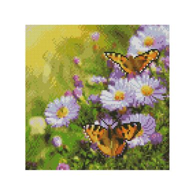 Купити Метелики на квітах Маленька алмазна мозаїка  в Україні