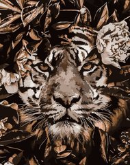 Купити Набір для малювання картини за номерами Тигр у листі  в Україні