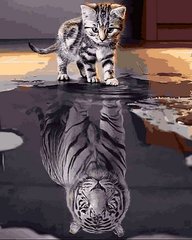 Купить Набор для рисования по цифрам Душа тигра  в Украине