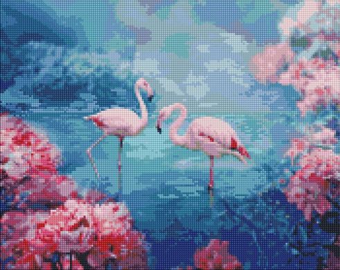 Купить Волшебное озеро Мозаичная картина по номерам 40х50 см  в Украине