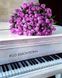 Квіти на роялі Алмазна мозаїка На підрамнику 40 на 50 см, Так