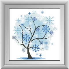 Купить 30315 Зимнее дерево Набор алмазной мозаики  в Украине
