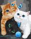 Набір для малювання по цифрам Ідейка Пухнасті кошенятка ©Kira Corporal 50 х 40 см, Без коробки, 40 x 50 см