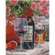 Червоне вино в бокалах 30х40 см (KB061) Набір для творчості алмазна картина, Так, 30 x 40 см