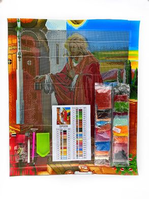 Купити Алмазна мозаїка 40х50 Ісус стукає у двері  в Україні