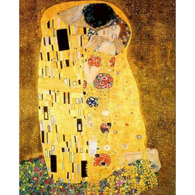 Купить Густав Климт Поцелуй Набор для алмазной картины На подрамнике 40х50  в Украине