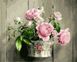 Цифровая живопись, картина без коробки Ваза с розой, Без коробки, 40 х 50 см