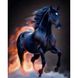Огненная лошадь Набор для алмазной картины На подрамнике 40х50, Да, 40 x 50 см