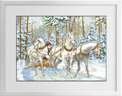 Купити 30167 Зимова трійка Набір алмазного живопису  в Україні