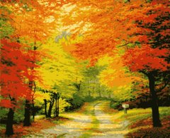 Купить Картина по номерам Осенний лес  в Украине