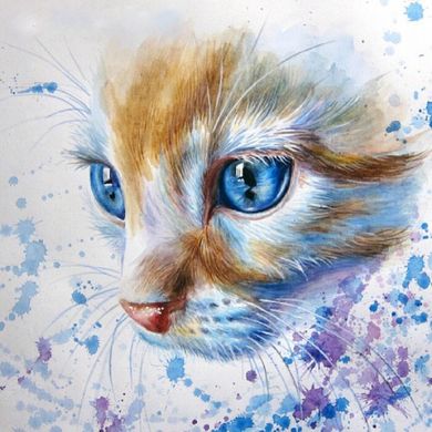 Купить Мой котик Картина алмазная мозаика по номерам  в Украине