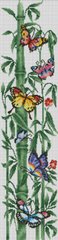 Купити Набір діамантової мозаїки Метелики з бамбуком 20x82 см  в Україні