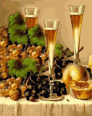 Купить Шампанское Картина по номерам ТМ АртСтори  в Украине