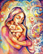 Материнская любовь Алмазная мозаика На Подрамнике, квадратные камни