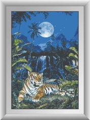 Купити 30319 Місячний тигр Набір алмазної мозаїки  в Україні