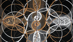 Купить 5D Сакраментальная геометрия-Гармония-2 Алмазная мозаика картины больших размеров с зеркальными камнями  в Украине