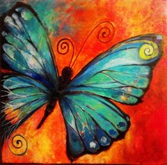 Купить Алмазная вышивка Рисунок бабочки  в Украине
