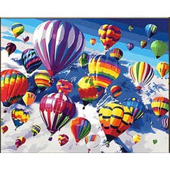Купить Удивительные воздушные шары Набор для алмазной картины На подрамнике 30х40см  в Украине
