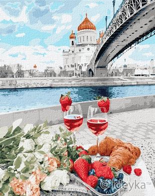 Купить Романтический пикник Раскраска антистрес по цифрам  в Украине