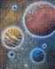 Алмазна мозаїка - Таємничий космос з голограмними стразами (AB) ©Світлана Теренчук Идейка 40х50 см (AMO7641)