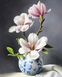 Цветущие орхидеи Алмазная мозаика круглыми камушками 40х50см УЦЕНКА, Да, 40 x 50 см