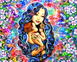 Мама з немовлям Діамантова мозаїка На Підрамнику, квадратні камінчики