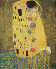 Купить Алмазная мозаика на подрамнике Поцелуй Густав Климт  в Украине