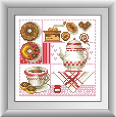 Купить 30422 Кофе и пончики Набор алмазной мозаики  в Украине