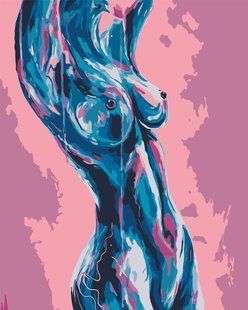 Купити 18+ Жіноче тіло Картина за номерами на полотні 40 х 50 см  в Україні