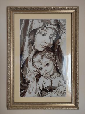 Купить Набор алмазной мозаики 30х50 Богородица с Иисусом  в Украине