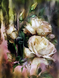 Ранкові троянди Діамантова мозаїка 60 х 45 см, Ні, 60 х 45 см
