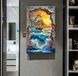 За чертой Алмазная вышивка Квадратные стразы 40х65 см с голограммными оттенками На подрамнике