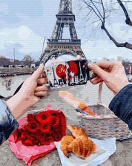 Купити Набір для малювання картини за номерами Ранок в Парижі  в Україні