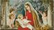 Набір алмазної мозаїки 40х70 Діва Марія з Ісусом в яблуневому саду SS803 На підрамнику