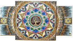 Купить Алмазная мозаика 5D Мандала – Дерево Любви в круге Жизни -2  в Украине