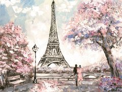 Купити Алмазна вишивка Романтика Парижа  в Україні