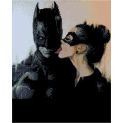 Купити Набір для творчості алмазна картина Бетмен і жінка-кішка 40х50 см  в Україні
