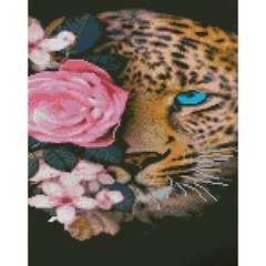 Купити Погляд леопарда 30х40 см (KB018) Набір для творчості алмазна картина  в Україні