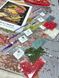 Бургер Алмазна вишивка Квадратні стрази 40х50 см з голограмними відтінками На підрамнику